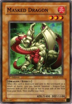 Masked Dragon Card Front