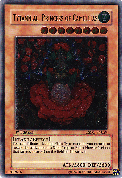 Tytannial, Princess of Camellias Card Front