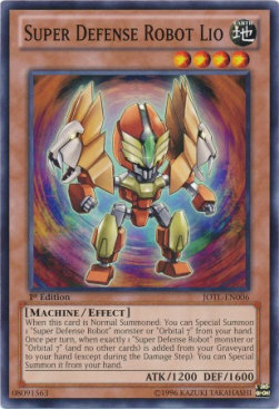 Super Defense Robot Lio Card Front