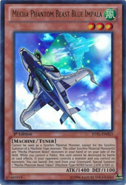 Mecha Phantom Beast Blue Impala Card Front