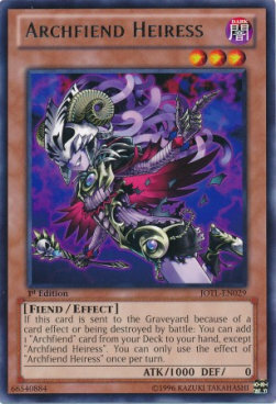 Archfiend Heiress Card Front