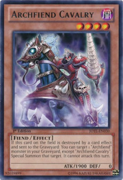 Archfiend Cavalry Card Front