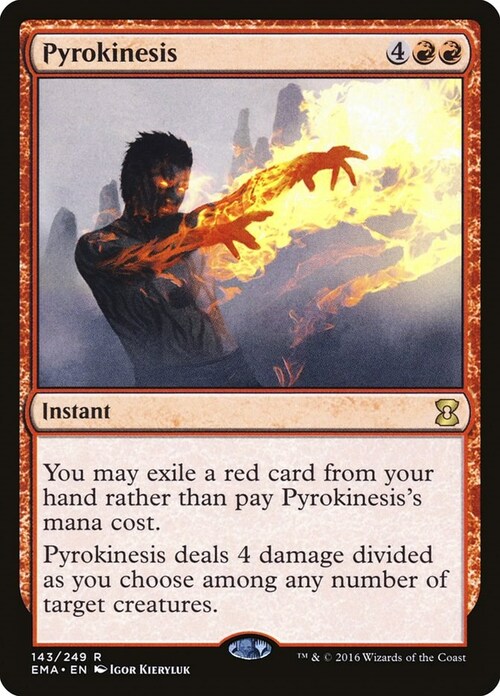 Pyrokinesis Card Front