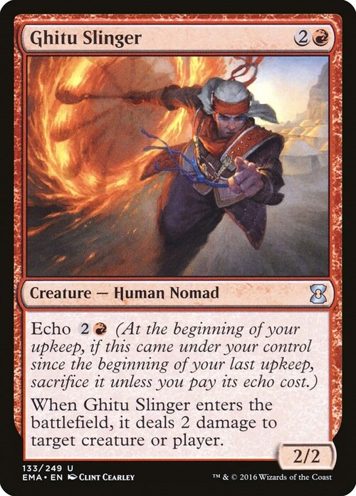 Ghitu Slinger Card Front