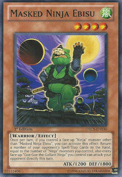 Masked Ninja Ebisu Card Front