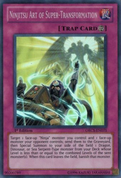 Ninjitsu Art of Super-Transformation Card Front