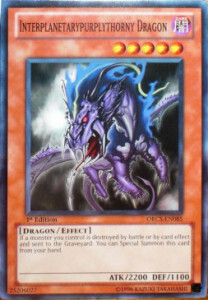 Interplanetarypurplythorny Dragon Card Front