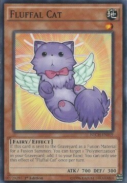 Fluffal Cat Card Front