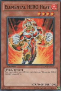 Elemental HERO Heat Card Front