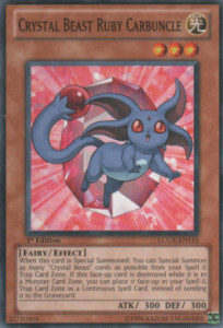 Crystal Beast Ruby Carbuncle Card Front