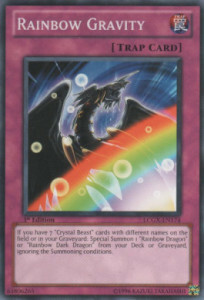 Rainbow Gravity Card Front