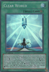 Clear World Card Front