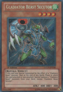 Gladiator Beast Secutor Card Front