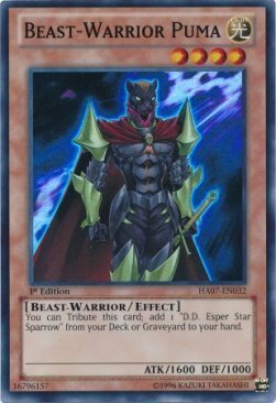 Beast-Warrior Puma Card Front