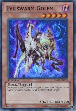 Evilswarm Golem Card Front