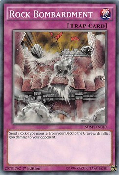 Rock Bombardment Card Front