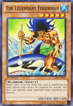 The Legendary Fisherman Card Front