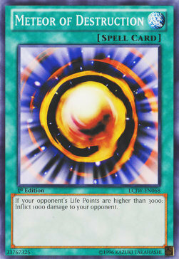 Meteor of Destruction Card Front