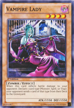 Vampire Lady Card Front