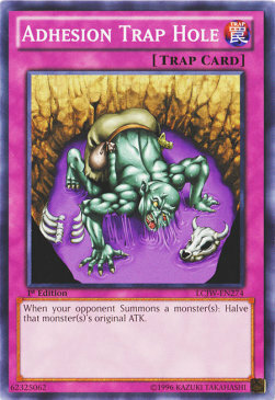 Adhesion Trap Hole Card Front