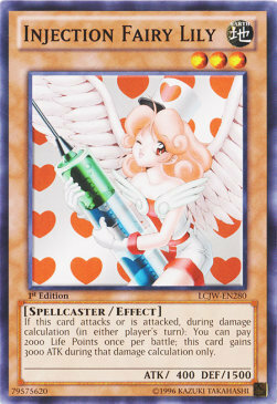 Injection Fairy Lily Card Front