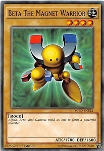 Beta The Magnet Warrior Card Front