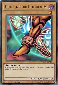 Right Leg of the Forbidden One Card Front