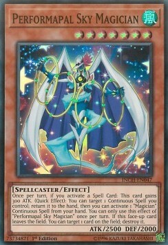 Performapal Sky Magician Card Front