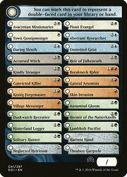 Shadows Over Innistrad Checklist (1)