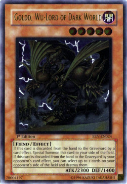 Goldd, Wu-Lord of Dark World Card Front