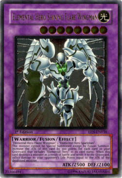 Elemental Hero Shining Flare Wingman Card Front