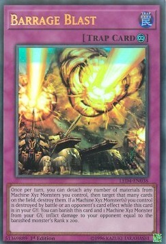 Barrage Blast Card Front