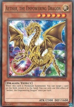 Aether, the Empowering Dragon Card Front