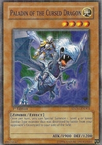 Paladin of the Cursed Dragon Card Front