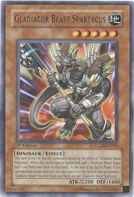 Gladiator Beast Spartacus Card Front