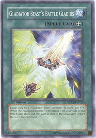 Gladiator Beast's Battle Gladius Card Front