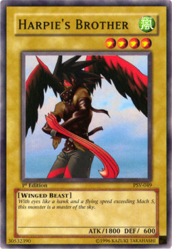 Harpie's Brother Card Front