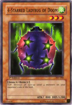 4-Starred Ladybug of Doom Card Front