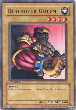 Destroyer Golem Card Front