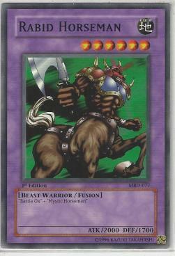 Rabid Horseman Card Front