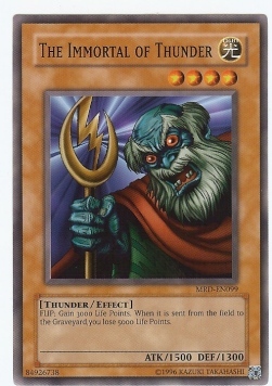 The Immortal of Thunder Card Front