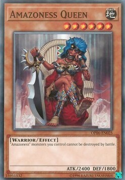 Amazoness Queen Card Front