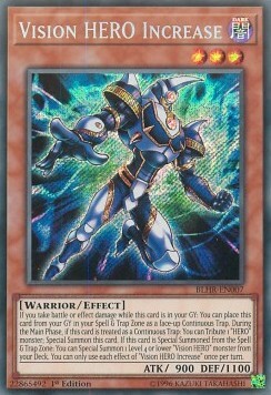 Vision HERO Increase Card Front