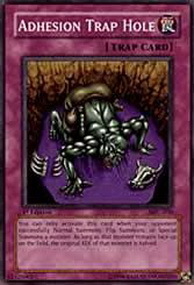 Adhesion Trap Hole Card Front