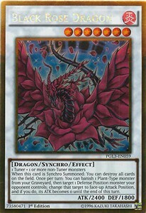 Black Rose Dragon Card Front