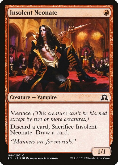 Insolent Neonate Card Front