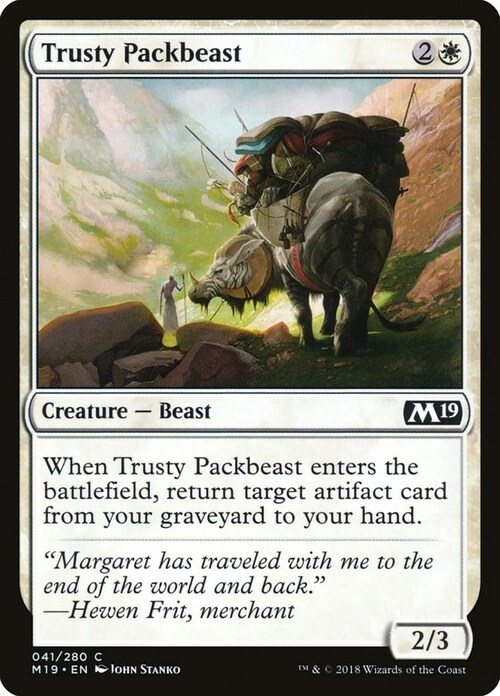 Trusty Packbeast Card Front