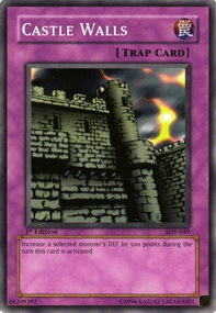 Castle Walls Card Front