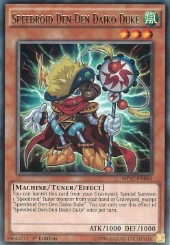 Speedroid Den-Den Daiko Duke Card Front