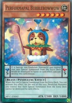 Performapal Bubblebowwow Card Front